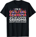 100% Cotton Cool Quilting Design For Women Grandma Quilt Sewing Quilter T-Shirt Hoodie, Sweatshirt | RetroVerseTees.com