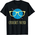 100% Cotton Crochet Nerd Funny Grandma Mom Crocheting Yarn Lover Gift T-Shirt Hoodie, Sweatshirt | RetroVerseTees.com