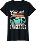 100% Cotton Cute But Dangerous Girls Wrestling Women Teen Girls T-Shirt Hoodie, Sweatshirt | RetroVerseTees.com