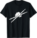 100% Cotton Drumsticks Drummer - Drumset Drums Gift T-Shirt Hoodie, Sweatshirt | RetroVerseTees.com