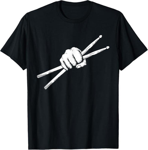 100% Cotton Drumsticks Drummer - Drumset Drums Gift T-Shirt Hoodie, Sweatshirt | RetroVerseTees.com