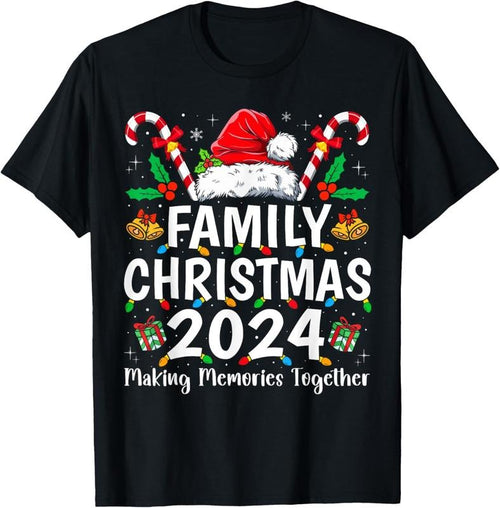 100% Cotton Family Christmas 2024 Matching Squad Santa Elf Funny Xmas T-Shirt Hoodie, Sweatshirt | RetroVerseTees.com