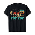 100% Cotton Fishing Reel Cool Pop Pop TNF'WB shield Day Gift T-Shirt For Fisherman Hoodie, Sweatshirt | RetroVerseTees.com