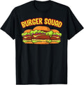 100% Cotton Funny Burger Squad Cheeseburger Hamburger Burgers Food T-Shirt Hoodie, Sweatshirt | RetroVerseTees.com