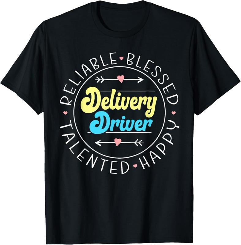 100% Cotton Funny Delivery Truck Driver Courier Postal Worker Delivery Driver T-Shirt Hoodie, Sweatshirt | RetroVerseTees.com