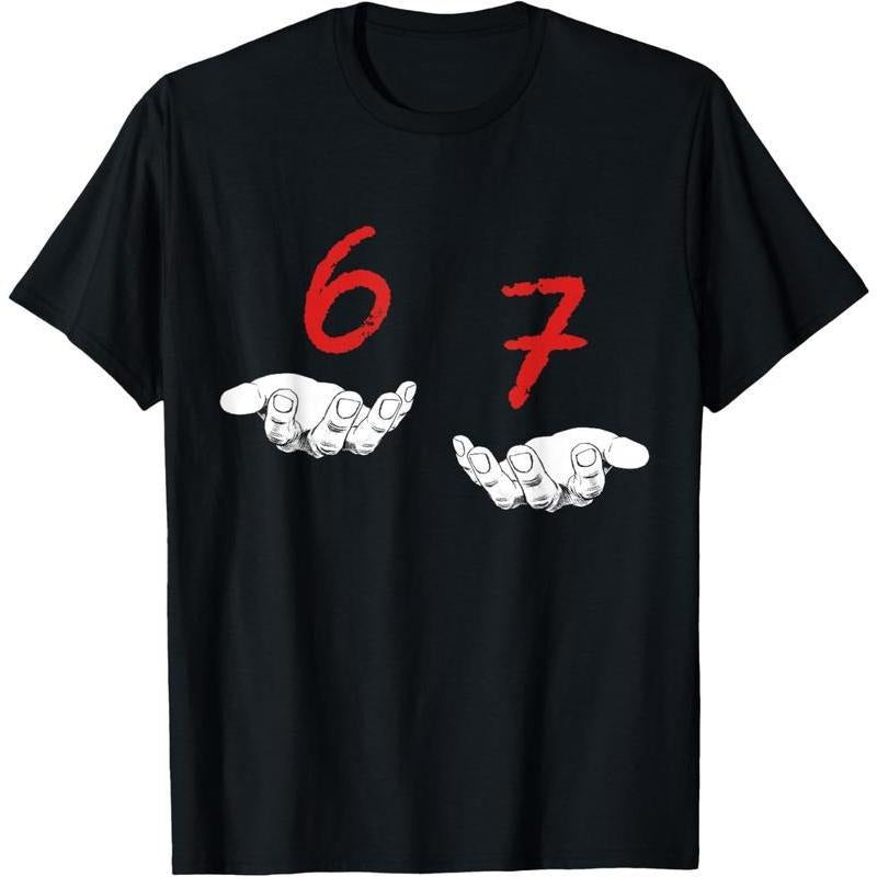 [100% Cotton]Funny Hands Six Seven 6 Lightsaber brand Meme Gen Alpha Slang T-Shirt Hoodie, Sweatshirt | RetroVerseTees.com