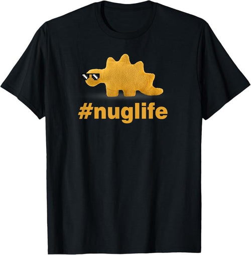 100% Cotton Funny Saying Nuglife Funny Dinosaur Nugget T-Shirt Hoodie, Sweatshirt | RetroVerseTees.com