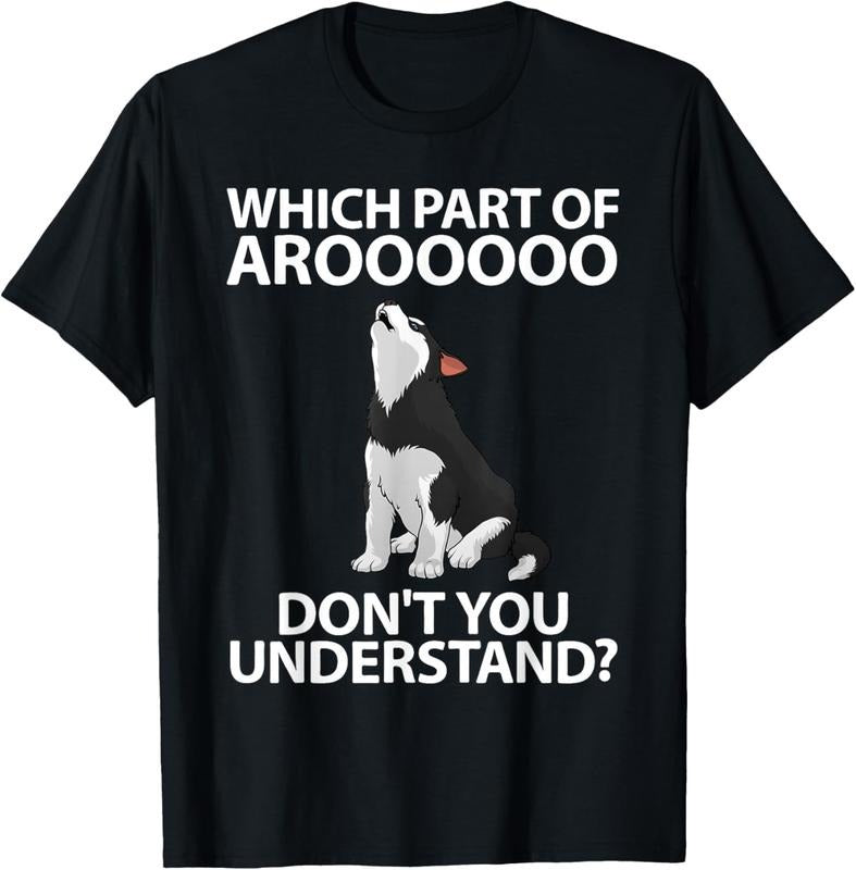 100% Cotton Funny Siberian Husky For Men Women Puppy Dog Huskies Lover T-Shirt Hoodie, Sweatshirt | RetroVerseTees.com