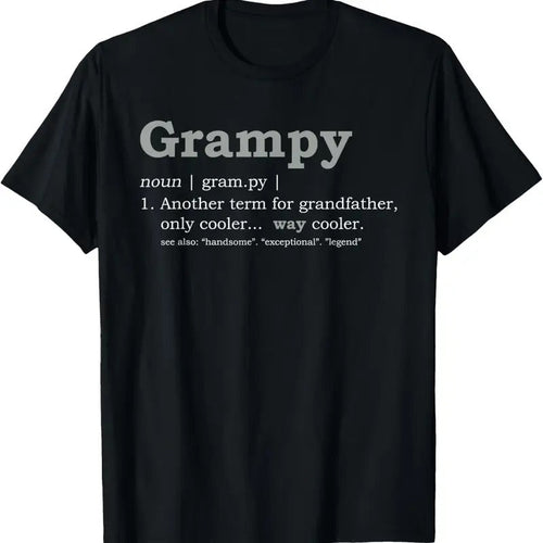 100% Cotton Grampy Shirt: Funny Definition T-Shirt Hoodie, Sweatshirt | RetroVerseTees.com