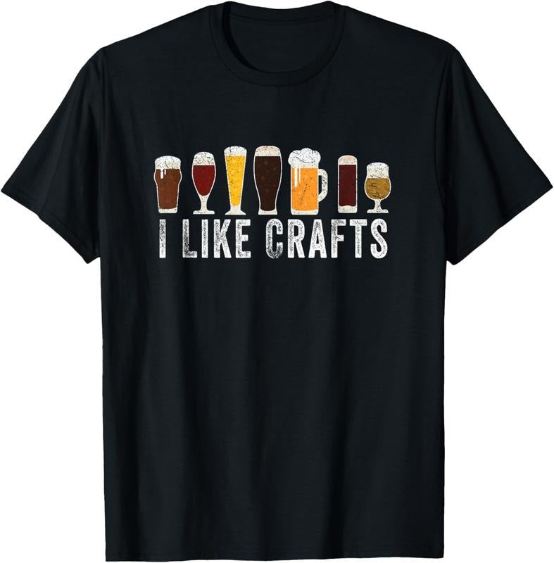 100% Cotton I Like Crafts Beer Brewer Home Brewing Making Drinking Dad T-Shirt Hoodie, Sweatshirt | RetroVerseTees.com