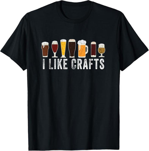 100% Cotton I Like Crafts Beer Brewer Home Brewing Making Drinking Dad T-Shirt Hoodie, Sweatshirt | RetroVerseTees.com