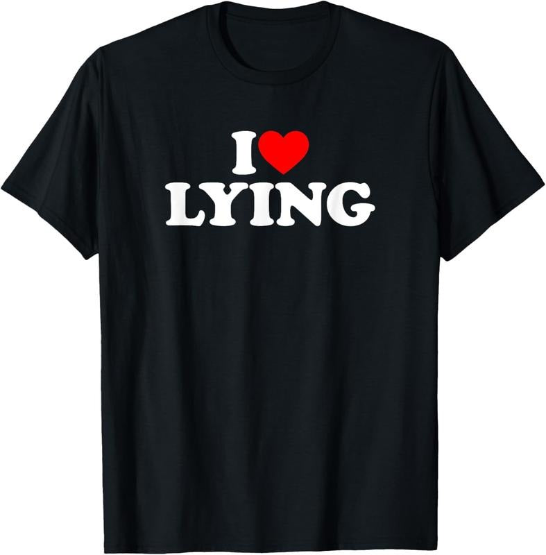 100% Cotton I Love Lying T-Shirt Hoodie, Sweatshirt | RetroVerseTees.com
