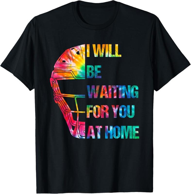 100% Cotton I Will Be Waiting For You At Home Softball Catcher T-Shirt Hoodie, Sweatshirt | RetroVerseTees.com