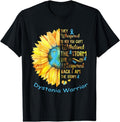 [100% Cotton]I am the Storm Dystonia Warrior T-Shirt Hoodie, Sweatshirt | RetroVerseTees.com
