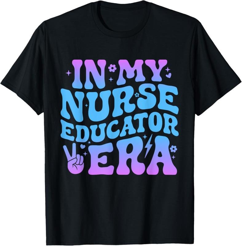 100% Cotton In My Nurse Educator Era Funny Clinical Nurse Educator T-Shirt Hoodie, Sweatshirt | RetroVerseTees.com
