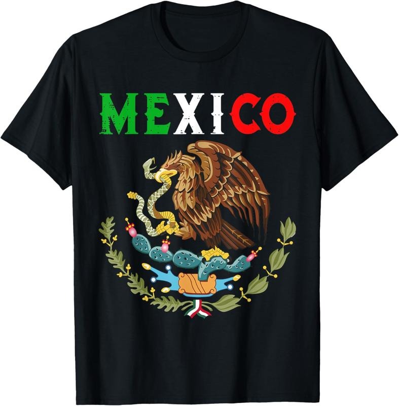 100% Cotton Independence Mexican Day Mexico Eagle Mexico Viva Mexico T-Shirt Hoodie, Sweatshirt | RetroVerseTees.com