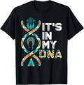 [100% Cotton]It's In My DNA Indigenous People's Day Native American Mens T-Shirt Hoodie, Sweatshirt | RetroVerseTees.com