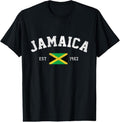 100% Cotton Jamaica Est. 1962 Jamaican Flag Independence Day T-Shirt Hoodie, Sweatshirt | RetroVerseTees.com