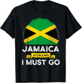 100% Cotton Jamaica Is Calling I Must Go Jamaican Heritage Roots Flag T-Shirt Hoodie, Sweatshirt | RetroVerseTees.com