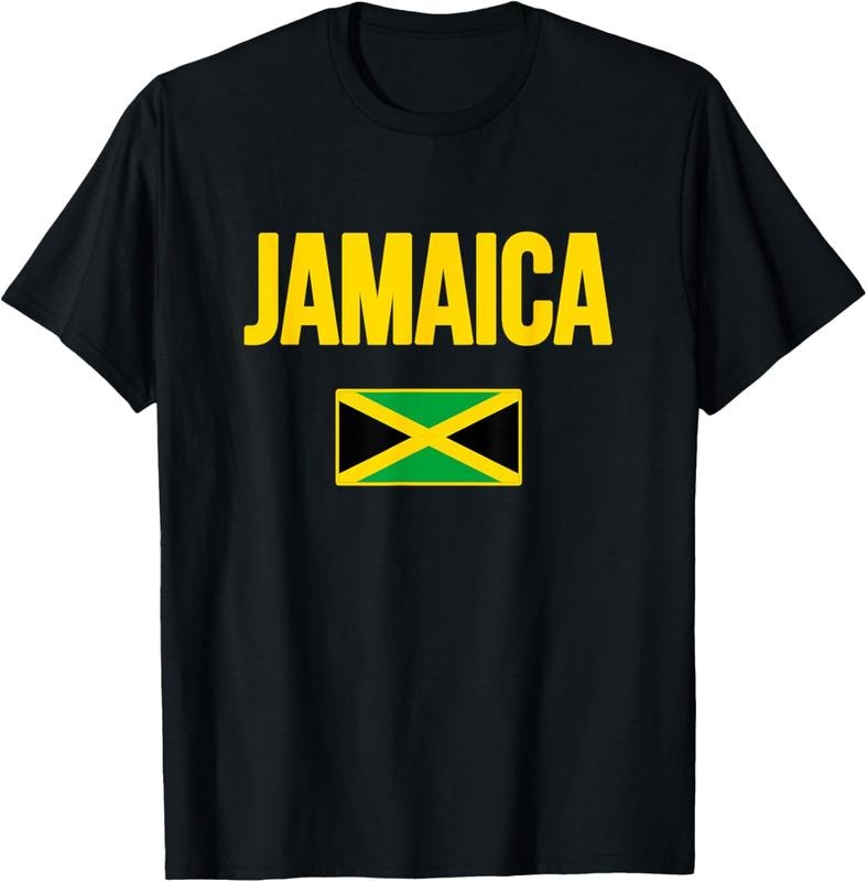 100% Cotton Jamaican Flag Jamaica Souvenir Love Travel Vacation T-Shirt Hoodie, Sweatshirt | RetroVerseTees.com