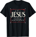 100% Cotton Jesus 2024 - I Am The Way and The Truth and The Life T-Shirt Hoodie, Sweatshirt | RetroVerseTees.com