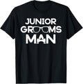 100% Cotton Junior Groomsman Wedding Party Gift T-Shirt Hoodie, Sweatshirt | RetroVerseTees.com