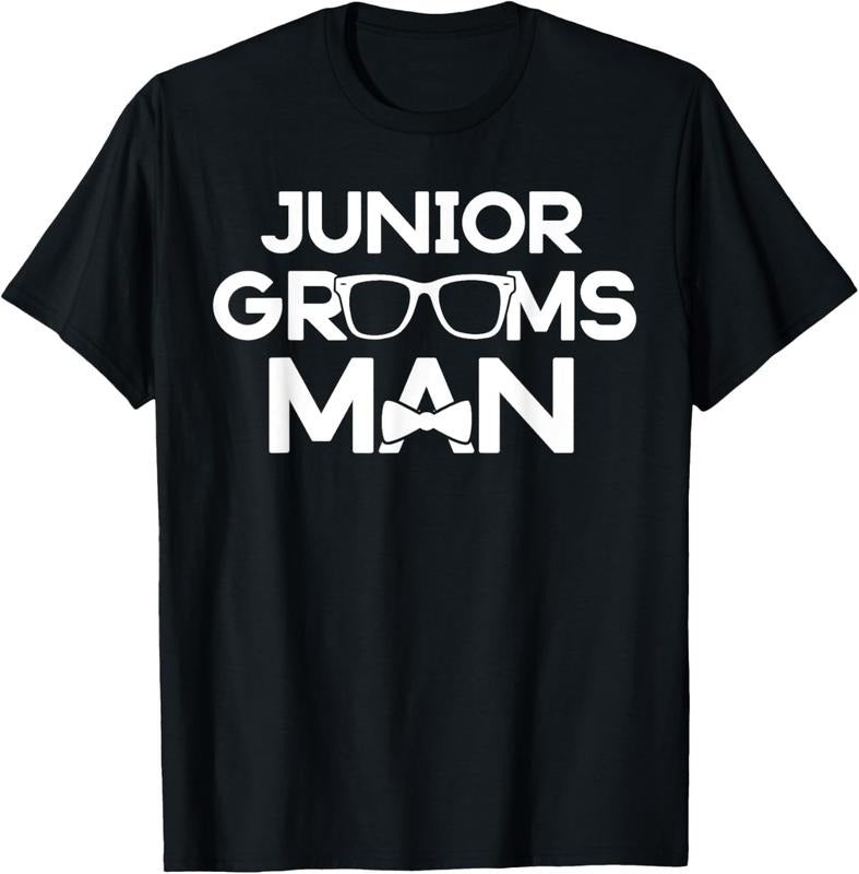 100% Cotton Junior Groomsman Wedding Party Gift T-Shirt Hoodie, Sweatshirt | RetroVerseTees.com