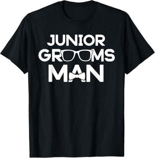 100% Cotton Junior Groomsman Wedding Party Gift T-Shirt Hoodie, Sweatshirt | RetroVerseTees.com
