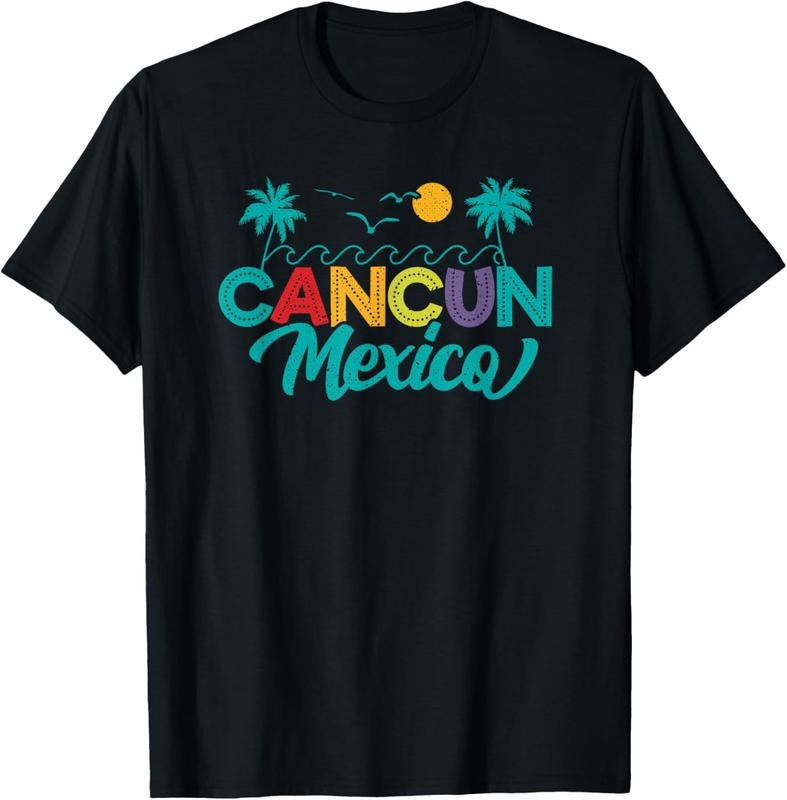 100% Cotton Mexico Cancun Mexican Travel Lover Summer Vacation Traveler T-Shirt Hoodie, Sweatshirt | RetroVerseTees.com