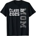 100% Cotton Mom Senior 2025 Proud Mom Of A Class Of 2025 Graduate Mother T-Shirt Hoodie, Sweatshirt | RetroVerseTees.com