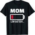 100% Cotton Mom low battery T-Shirt Hoodie, Sweatshirt | RetroVerseTees.com