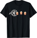100% Cotton Movie Popcorn Film Reel  Movie Night Funny Movie T-Shirt Hoodie, Sweatshirt | RetroVerseTees.com
