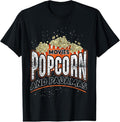 100% Cotton Movies Popcorn And Pajamas Popcorn T-Shirt Hoodie, Sweatshirt | RetroVerseTees.com