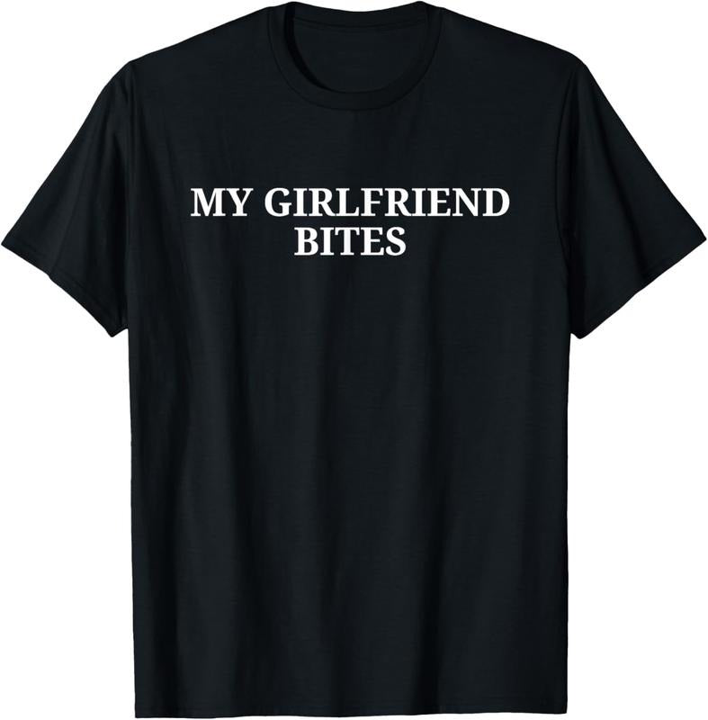 100% Cotton My GF Bites Shirt Funny My Girlfriend Bites T-Shirt Hoodie, Sweatshirt | RetroVerseTees.com