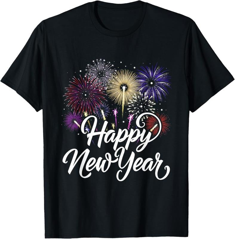100% Cotton New Years Eve Party Supplies NYE 2025 Happy New Year T-Shirt Hoodie, Sweatshirt | RetroVerseTees.com