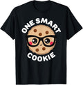 100% Cotton One Smart Cookie Cute Kawaii Style Pun Chocolate Chip T-Shirt Hoodie, Sweatshirt | RetroVerseTees.com