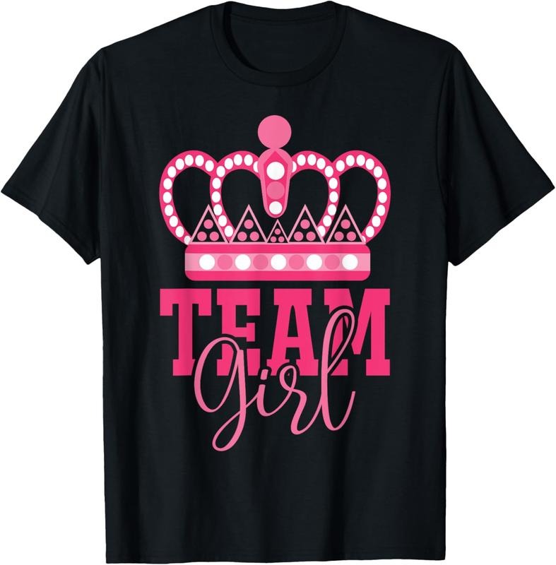 100% Cotton Pink Team Girl Team Boy Gender Reveal Party Matching Family T-Shirt Hoodie, Sweatshirt | RetroVerseTees.com