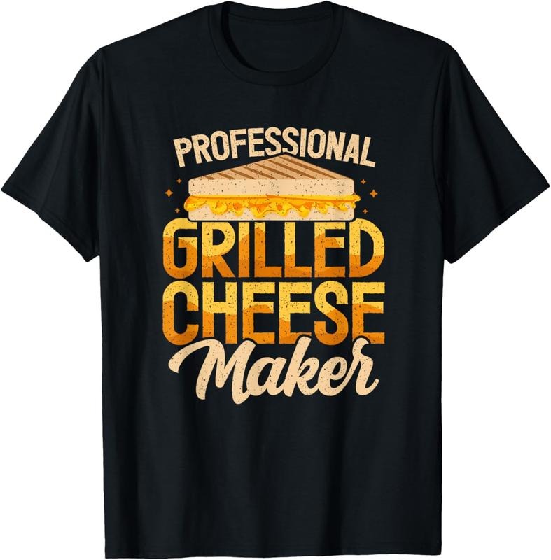 100% Cotton Professional Grilled Cheese Maker Cheesemonger Cheesemaking T-Shirt Hoodie, Sweatshirt | RetroVerseTees.com