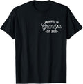 100% Cotton Promoted To Grandpa 2025 Grandpa est 2025 New Grandpa To be T-Shirt Hoodie, Sweatshirt | RetroVerseTees.com