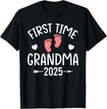 100% Cotton Promoted to Grandma 2025 Grandma Est 2025 T-Shirt Hoodie, Sweatshirt | RetroVerseTees.com