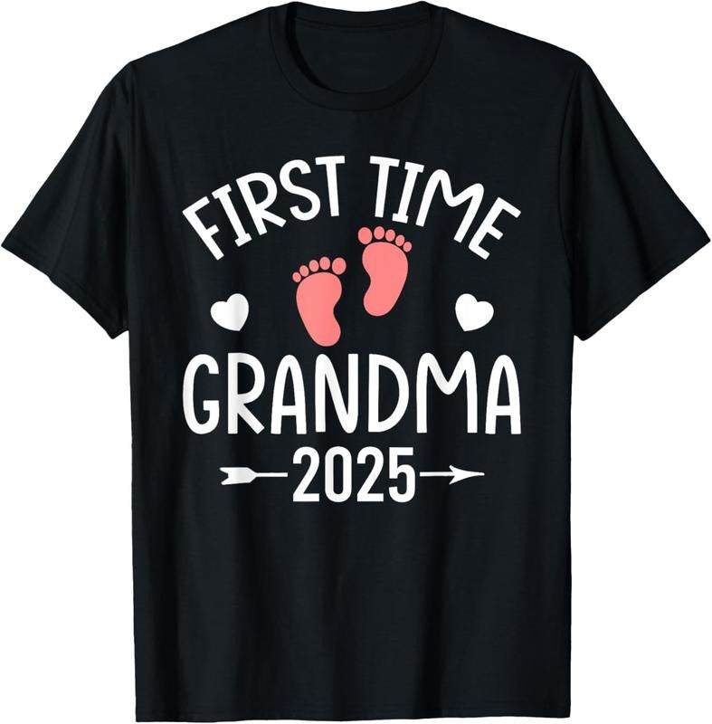 100% Cotton Promoted to Grandma 2025 Grandma Est 2025 T-Shirt Hoodie, Sweatshirt | RetroVerseTees.com