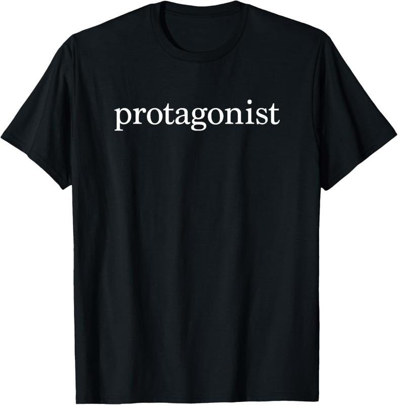 100% Cotton Protagonist Funny shirt for English Majors English Teachers T-Shirt Hoodie, Sweatshirt | RetroVerseTees.com