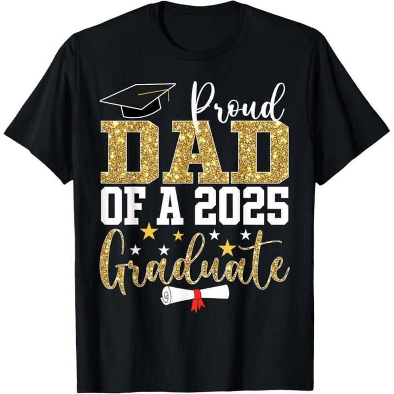 100% Cotton Proud Dad FOG WB shield 2025 Graduate Dad Graduation 2025 TNF T-Shirt Hoodie, Sweatshirt | RetroVerseTees.com