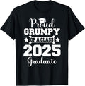 100% Cotton Proud GRUMPY of Senior Class of 2025 Graduate Matching T-Shirt Hoodie, Sweatshirt | RetroVerseTees.com