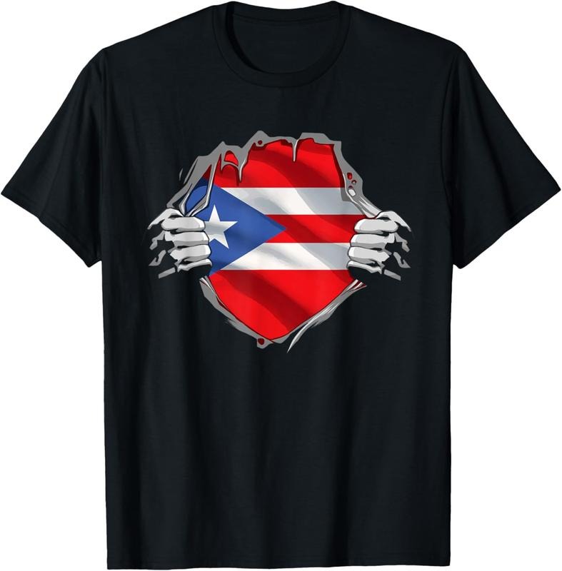 100% Cotton Puerto Rico Shirt Puerto Rican Flag Roots Heritage Boricua T-Shirt Hoodie, Sweatshirt | RetroVerseTees.com