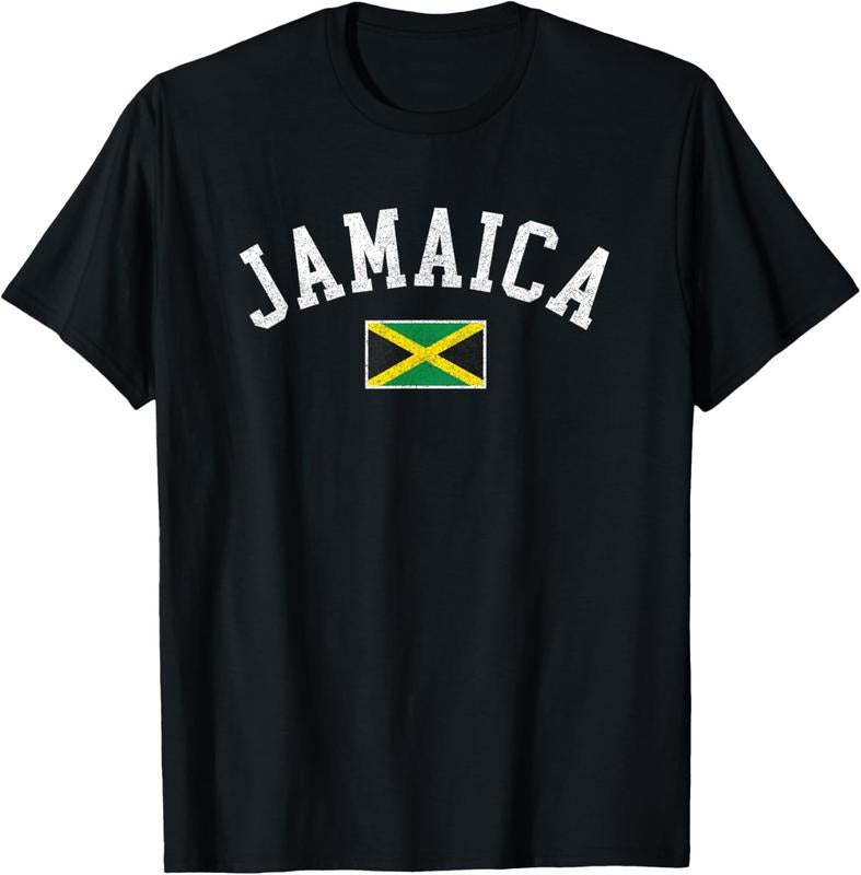100% Cotton Retro Jamaica Flag Vintage Jamaican Travel Souvenir Boy Girl T-Shirt Hoodie, Sweatshirt | RetroVerseTees.com