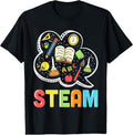 100% Cotton STEAM Teacher And Student Back To School STEM T-Shirt Hoodie, Sweatshirt | RetroVerseTees.com