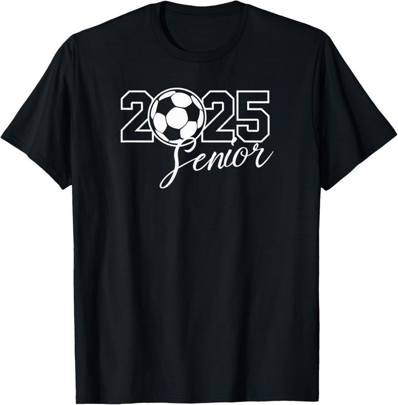 100% Cotton Senior 2025 Soccer Mom High School Graduation Outfit Proud T-Shirt Hoodie, Sweatshirt | RetroVerseTees.com