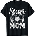 100% Cotton Soccer Mom For Women Family Matching Team Player Soccer Ball T-Shirt Hoodie, Sweatshirt | RetroVerseTees.com
