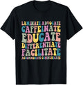 100% Cotton Special Education Teacher Laminate Accommodate Collaborate T-Shirt Hoodie, Sweatshirt | RetroVerseTees.com